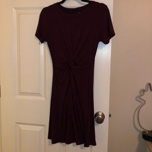Dress maroonish purple